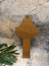Load image into Gallery viewer, Celtic Style Wooden Wall Cross Religious Catholic Ornament for Home or Chapel-OsirisTradingUK