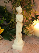 Load image into Gallery viewer, Alabaster Female Maiden Sculpture Art Statue Home Decoration Human Form Ornament