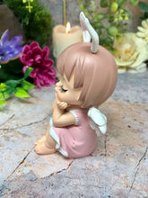 Laden Sie das Bild in den Galerie-Viewer, Adorable Peaceful Angel Baby Girl Resting Sculpture Figurine Fantasy-OsirisTradingUK