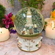 Load image into Gallery viewer, Blessed Virgin Mary Our Lady of Fatima Snow Globe Water Ball