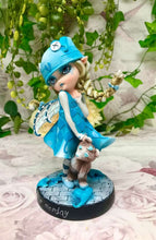 Laden Sie das Bild in den Galerie-Viewer, Dolly Fae Collection: "Blue Monday" Fairy with Teddy Bear By Selina Fenech-OsirisTradingUK
