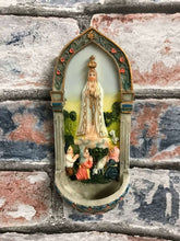 Load image into Gallery viewer, Blessed Virgin Mary Our Lady of Fatima Water Font Wall Plaque Statue Ornament-OsirisTradingUK