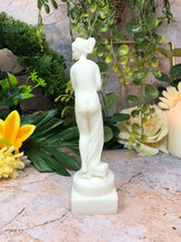Load image into Gallery viewer, Alabaster Female Maiden Sculpture Art Statue Home Decoration Human Form Ornament