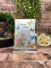 Load image into Gallery viewer, A Special Mother Beautiful Glass Poem Mum Mirrored Plaque Thoughtful Gift