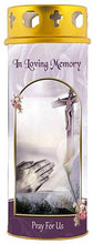 Load image into Gallery viewer, In Loving Memory Prayer Candle with Windproof Cap - Memorial Tribute Candle - Height 16.5 cm