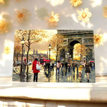 Load image into Gallery viewer, ARC DE TRIOMPHE Ceramic Wall Art Tile 20x30cm - MacNeil Studios - Paris Decor, Ready to Hang