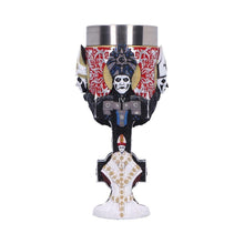 Load image into Gallery viewer, Ghost Papa Emeritus IV Goblet Occult Band Inspired Chalice Gothic Decor Heavy Metal Drinkware