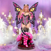 Load image into Gallery viewer, Gothic Fairy Statue Mystical Ornament Fantasy Figurine Home Decor Whimsical Cat