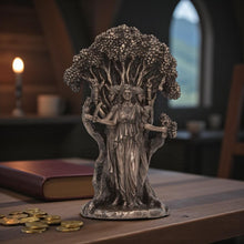 Load image into Gallery viewer, Hekate Goddess Statue Triple Moon Deity Pagan Wiccan Altar Ornament Witchcraft Home Decor