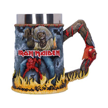 Laden Sie das Bild in den Galerie-Viewer, Iron Maiden The Number of the Beast Tankard - Official Licensed Album Art Mug