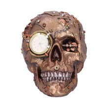 Laden Sie das Bild in den Galerie-Viewer, Gothic Steampunk Clockwork Skull Skeleton Figurine Gear Mechanical Cog Art Decor