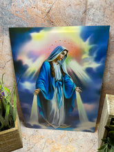 Load image into Gallery viewer, 3D Holographic Poster - Our Lady of the Miraculous Virgin Mary - Lenticular Religious Wall Art - 35 x 25 cm-OsirisTradingUK