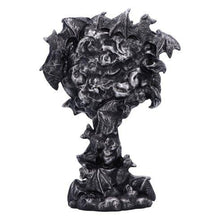 Load image into Gallery viewer, Gothic Bat Mantel Clock Vampire Bats Home Decor Nemesis Now 28cm
