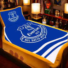 Load image into Gallery viewer, Everton FC Reversible Duvet Cover & Pillowcase Official Football Club Bedding Set