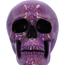 Load image into Gallery viewer, Purple Gothic Fantasy Skull Ornament Decorative Statue Halloween Horror Art Decor