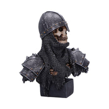Load image into Gallery viewer, Gothic Skeleton Knight Bust Medieval Statue Decor Skull Figurine Fantasy Ornament