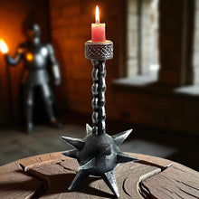 Laden Sie das Bild in den Galerie-Viewer, Gothic Horror Candle Holder Meteor Mace Fantasy Medieval Halloween Ornament
