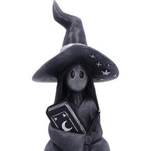 Laden Sie das Bild in den Galerie-Viewer, Little Souls Shine Figurine Mystical Witch & Spell book Gothic Wiccan Altar Decor