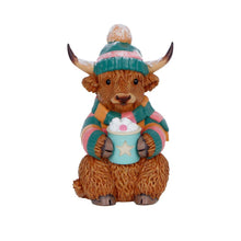 Charger l'image dans la galerie, Highland Cow Statue Figurine Ornament Christmas Winter Scottish Cow Gift