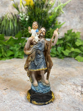 Load image into Gallery viewer, Statue of Saint Christopher and Jesus Religious Figure Home Decor Sculpture