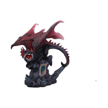 Load image into Gallery viewer, Majestic Fantasy Dragon Figurine with LED Light Up Base Mystical Crystal Core Art Decor