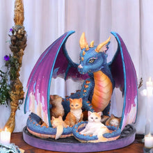 Load image into Gallery viewer, Foster Family Dragon and Cats Figurine | Selina Fenech Fantasy Ornament Hand-Painted Resin 12.5cm