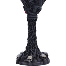 Load image into Gallery viewer, Dark Gothic Baphomet Goblet Occult Chalice Wine Vasal with Pentagram & Skulls
