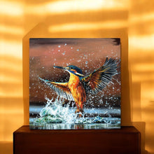 Load image into Gallery viewer, KING OF THE NORTH Ceramic Art Tile Bree Merryn - 20 x 20 cm Wall Art, Animal Wildlife Decor, Home Gift