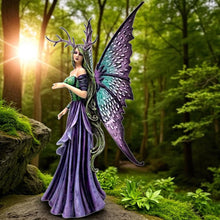 Load image into Gallery viewer, Large Spring Fairy with Antlers Sculpture Statue Amy Brown Figure Ornament Pagan