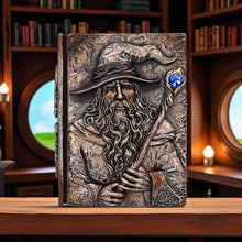 Laden Sie das Bild in den Galerie-Viewer, Fantasy Wizard Journal Grimoire Spell Book Magical Gothic Antique Note Pad