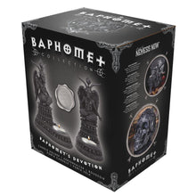 Load image into Gallery viewer, Exclusive Baphomet's Devotion Tea Light Holder – 17cm Gothic Occult Candle Holder