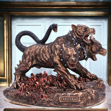 Load image into Gallery viewer, Cerberus Three Headed Hound of Hades Fantasy Figurine Mythology Gothic Decor