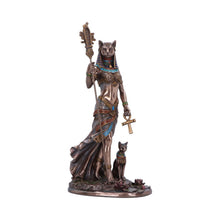Load image into Gallery viewer, Bastet Goddess of Protection Figurine Egyptian Cat Statue Egyptian Mythology