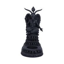 Load image into Gallery viewer, Exclusive Baphomet's Devotion Tea Light Holder – 17cm Gothic Occult Candle Holder