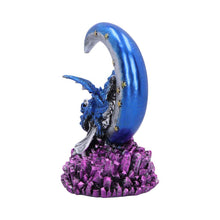 Laden Sie das Bild in den Galerie-Viewer, Mystical Dragon Crescent Moon Figurine Sleeping Dragonling Crystal Statue Gift