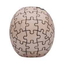 Laden Sie das Bild in den Galerie-Viewer, Gothic Puzzled Skull Ornament Jigsaw Fantasy Art Spooky Halloween Statue Gift