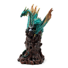 Load image into Gallery viewer, Fantasy Dragon LED Collectible Figurine Light-Up Ornament Mythical Resin Sculpture