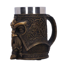 Laden Sie das Bild in den Galerie-Viewer, Norse Odin Tankard Viking God Drinking Mug Mythology Valhalla Collectible