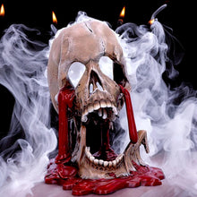 Load image into Gallery viewer, Gothic Melting Skull Ornament Halloween Horror Figurine Statue Home Décor