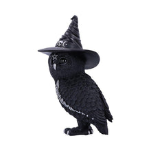 Laden Sie das Bild in den Galerie-Viewer, Witchy Owl Figurine Halloween Decor, Gothic Statue, Witchcraft Ornament Home Decor