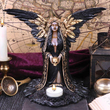 Laden Sie das Bild in den Galerie-Viewer, Teresina Dark Reaper Angel Figurine – 28cm Gothic Fantasy Statue