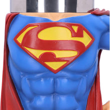 Laden Sie das Bild in den Galerie-Viewer, Official Superman Tankard DC Comics Mug Hero Chest Drinkware with Cape Gift