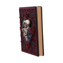 Load image into Gallery viewer, Macabre Skeleton Lovers Grimoire Journal Gothic Horror Couple Notebook Art