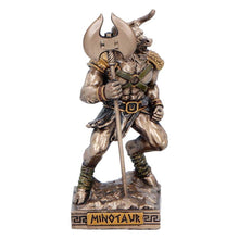 Laden Sie das Bild in den Galerie-Viewer, Minotaur Mini Figurine Greek Mythology Beast Warrior Axe Statue Ornament Art