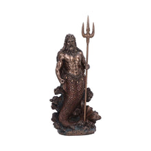 Charger l'image dans la galerie, Poseidon God of the Sea Bronze Figurine 18.5cm | Mythology Decor Statue Gift