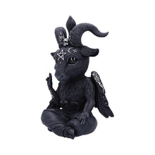 Load image into Gallery viewer, Baphomet Figurine Occult Goat Statue Gothic Fantasy Altar Ornament Wiccan Figurine