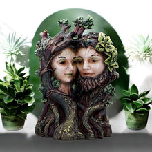 Load image into Gallery viewer, Greenman Tree Spirit Ornament | Woodland Green Man Figurine Home Decor 19cm