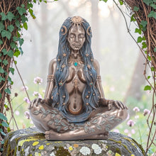Load image into Gallery viewer, Celestial Goddess Statue Figurine Ornament Sculpture Moon Stars Pagan Wiccan