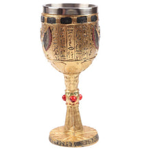Load image into Gallery viewer, Egyptian Isis Goblet - Stunning Decorative Chalice - Egyptian Decor Ornament