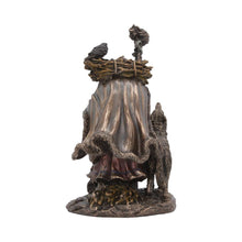 Load image into Gallery viewer, Cailleach Celtic Goddess Bronze Figurine Winter Goddess Statue Gothic Ornament